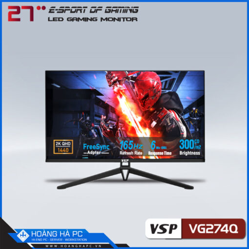 Màn hình VSP Gaming VG274Q (27 inch/ 2K/ VA/ 165Hz)